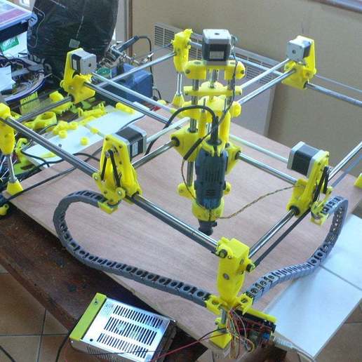 cnc remix principalmente impresos de la herramienta máquina herramientas Impresora 3d 3D print model - Mito3D