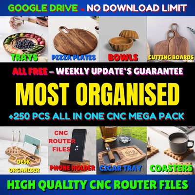 cnc router pack cut 3d model file engraver plate carving machine relief serving tray artcam aspire vcarve cutt3d home dxf files digital ashtray printer print stl cutting boards trays lasercut ai svg eps phone holders plates wooden ashtrays 3d print model - Mito3D