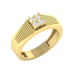 cngr caballeros anillo 15 joyería caballero bodas compromiso diamantes 3dprint imprimible stl barato 3dring anillos oro creatorworld moda precio 3d print model - Mito3D