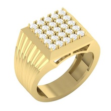 cngr caballeros anillo 22 joyería caballero bodas compromiso diamantes 3dprint imprimible stl barato 3dring anillos oro creatorworld moda precio 3d print model - Mito3D