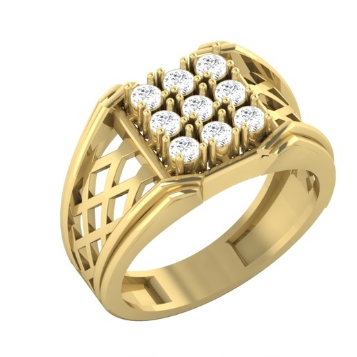 cngr gents ring 24 jewellery gents-ring wedding-ring engagement-ring diamond-ring 3dprint printable stl cheap jewelry 3dring rings gold-ring creatorworld fashion-ring bestprice 3D print model - Mito3D