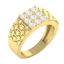 cngr senhores anel 25 jóias noivado diamante 3dprint imprimível stl barato joalheria 3dring argolas ouro mundo criadores moda melhor preço 3d print model - Mito3D