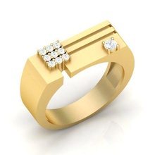 cngr caballeros anillo 27 joyería caballero bodas compromiso diamantes 3dprint imprimible stl barato 3dring anillos oro creatorworld moda precio 3d print model - Mito3D