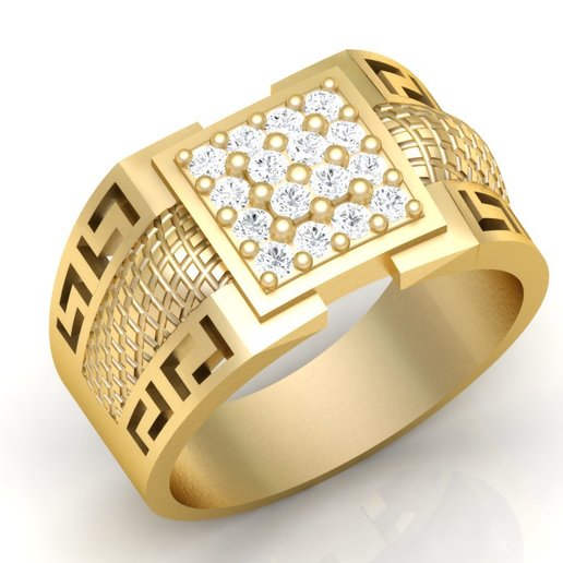 cngr senhores anel 29 jóias noivado diamante 3dprint imprimível stl barato joalheria 3dring argolas ouro mundo criadores moda melhor preço 3D print model - Mito3D