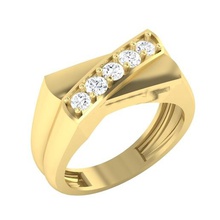 cngr senhores anel 2 jóias noivado diamante 3dprint imprimível stl barato joalheria 3dring argolas ouro mundo criadores moda melhor preço 3d print model - Mito3D