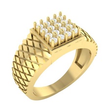 cngr caballeros anillo 5 joyería caballero bodas compromiso diamantes 3dprint imprimible stl barato 3dring anillos oro creatorworld moda precio 3d print model - Mito3D