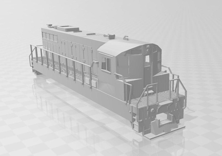 cnr nf210 route mélangeur échelle train locomotive moteur diesel 3d print model - Mito3D