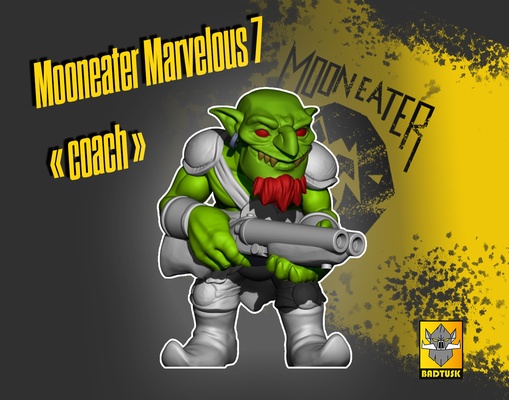 treinador devorador lua maravilhoso 7 jogos goblins goblin ork orc comandos 3d print model - Mito3D