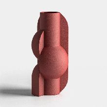 Zusammenwachsen Vase 35 Dekoration Design 3d print model - Mito3D