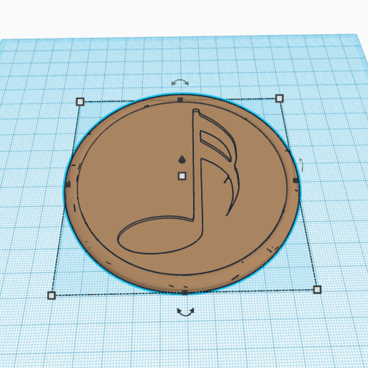 coaster 3D print model - Mito3D