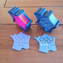 coaster design olympiques à paris en 2024 de la mode style conception jeux les 3d print model - Mito3D