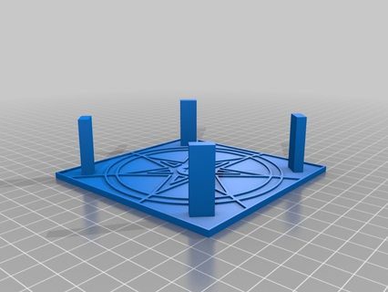 portavasos soporte juego tronos 7 puntiagudo estrella beber interactivo Arte 3d print model - Mito3D