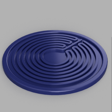 sottobicchiere spirale sottobicchieri 3d print model - Mito3D