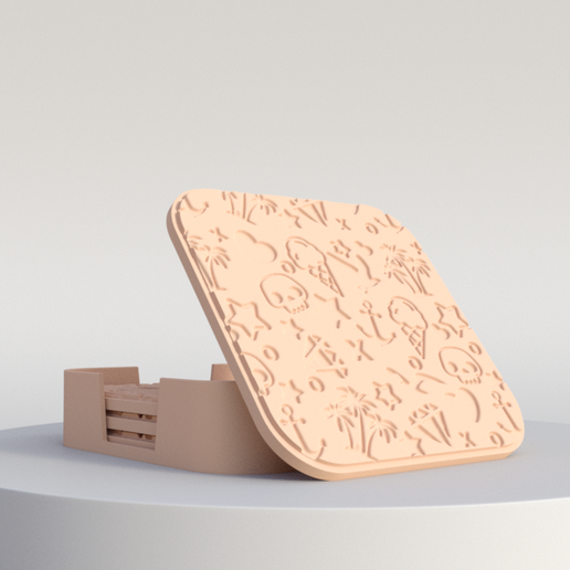 Coaster édition 3D print model - Mito3D