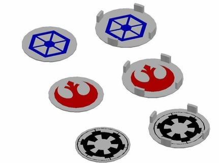 coasters coaster container drink starwars star wars kitchen dining 3d print model - Mito3D