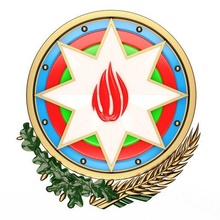 casaco braços Azerbaijão colori ferramenta Brazão emblema logotipo símbolo enfeite coroa Artcam cnc stl relevo prato ger 3d print model - Mito3D