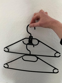 Saco percha conectando gancho ropa artilugio 3d print model - Mito3D