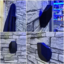 coat hook poly rack hanger support 3d print model - Mito3D