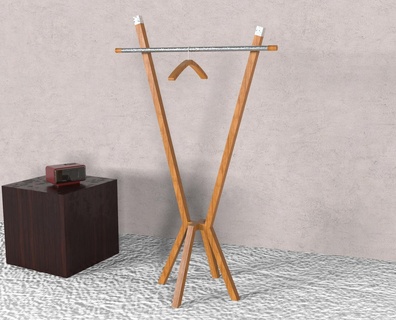 Saco estante mueble ropa percha producto 3d print model - Mito3D