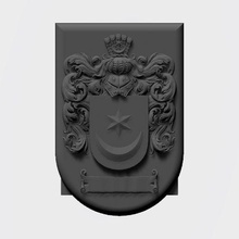 coats arms art 3d print model - Mito3D