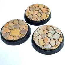 cobble stone base topper game basing supports required miniature gaming 3d print model - Mito3D