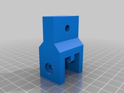 adoquín horizontal eje modificación rodamiento apoyo axis 3d impresora partes 3d print model - Mito3D