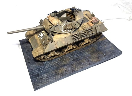 cobbled street diorama model tank vehicle base 1 35 scale 200x150mm Various 1/35 1:35 cobbles making display 3d print model - Mito3D