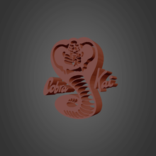 cobra kai logo 3d karaté enfant Netflix 3d print model - Mito3D