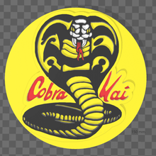 cobra kai logo karaté enfant Netflix séries tv spectacle drame maison décoration mode cinéma martial arts 3d print model - Mito3D