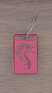 kobra anahtarlık ev yılan anahtar yüzük anahtarlar kullanışlı 3d baskı 3d print model - Mito3D