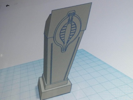 Kobra Podium Gijoe 3d print model - Mito3D
