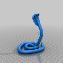 cobra serpent support smartphone roi king smartphonestand soutien smartphones mobile_phone 3d print model - Mito3D