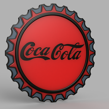 coca-cola bottle cap coasters coaster drinks practical useful protect coke 3d print model - Mito3D