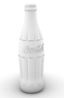 coca cola bottiglia Coca Cola 3d print model - Mito3D
