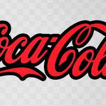 coca-cola logo poster coke argentina drink fernet branca soda brand plate 3d print model - Mito3D