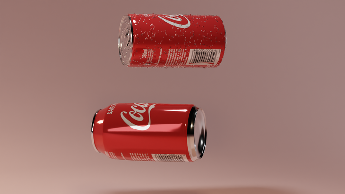 coca cola 330ml drops home refrigerator refrigerante cocacola suco rotulo gota agua gelada 3d print model - Mito3D