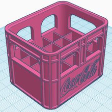 coca cola battery crate aaa 3d print model - Mito3D