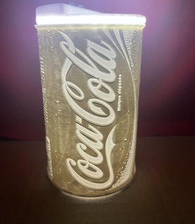 coca Cola litofania bebida festas monstro Rapazes alumínio 3d print model - Mito3D