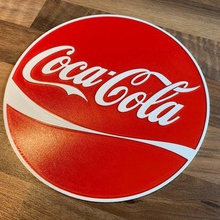 coca cola sign dual color art signs logos dual extrusion dual extruder