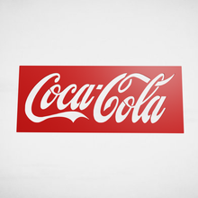 coca Cola estêncil 3d print model - Mito3D