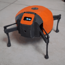 coccibot gadget robô árvores animal brinquedo joaninha 3d print model - Mito3D