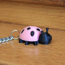 coccinal plp gadget jewellery toy key ring key-ring art ladybug jewelry 3d print model - Mito3D