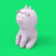cochinosaur puerconejo gioco di maiale giocattolo arte i giocattoli animali 3d print model - Mito3D