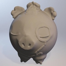 cochonou domuz çocuk serisi minitoys gadget heykelcik piglet cerdo artilugio juguetes kodu figurilla lechn 3d print model - Mito3D