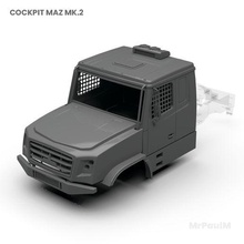 cabine capuz maz mk2 jogos 3d print model - Mito3D