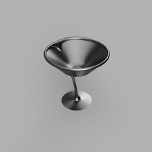 cocktail glass home 3d print model - Mito3D