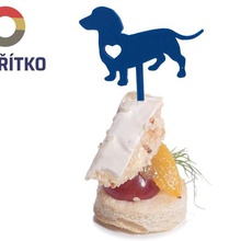 cóctel palo canapé perro tejonero ii comida decoración brocheta raposero 3d print model - Mito3D