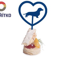 cóctel palo canapé perro tejonero comida decoración brocheta raposero 3d print model - Mito3D