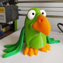 coco passarinho ilha pássaro desenho animado escultura animal animais papagaio brinquedo arte 3d print model - Mito3D