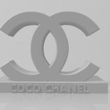 coco chanel trophy art trophee coconut 3d print model - Mito3D